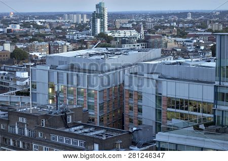 Tourists On The Tate Modern Observation Deck On The Top Of The New Switch Building Extension