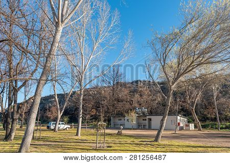 Cederberg, South Africa, August 24, 2018: The Camping Site At Sanddrif Holiday Resort In The Cederbe