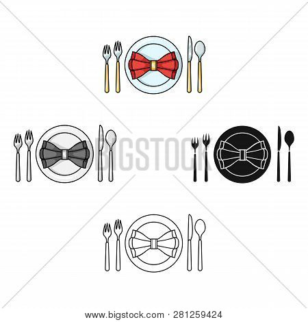Restaurant Table Cartoonting Icon In Cartoon Style Isolated On White Background. Restaurant Symbol S