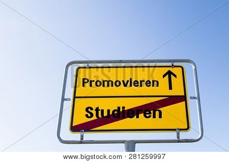 Sign To Do A Doctorate After Studying German 