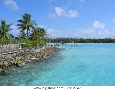 Maledivische Landschaft