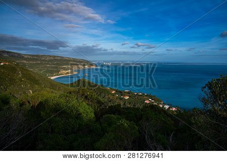 Portinho Da Arrabida Natural Park In Setubal Portugal.