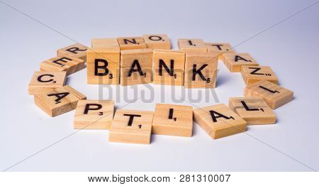 Concept Of Bank Recapitalization On Isoalated Background.