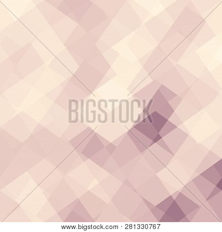 Geometric Abstract Pattern In Low Poly Style.