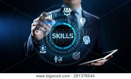 Skills Education Learning Personal Development Competency Business Concept.
