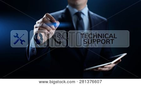 Technical Support Customer Service Guarantee Quality Assurance Concept.