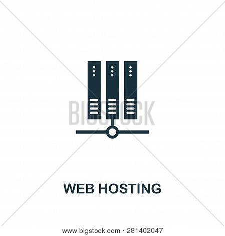 Web Hosting Icon. Premium Style Design From Web Hosting Icon Collection. Pixel Perfect Web Hosting I