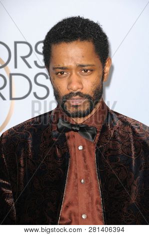 LOS ANGELES - JAN 27:  Lakeith Stanfield at the 25th Annual Screen Actors Guild Awards at the Shrine Auditorium on January 27, 2019 in Los Angeles, CA