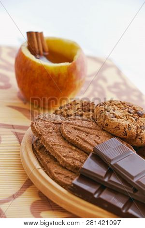 Apple Tea And Cookies