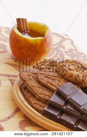 Apple Tea And Cookies