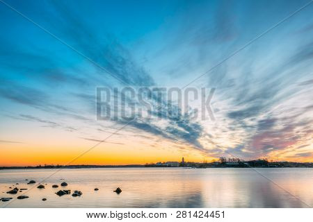 Helsinki, Finland. Suomenlinna Church In Fortress Of Suomenlinna Or Sveaborg And Partially Fortified