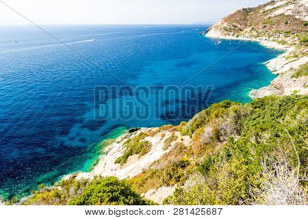 Cristal Sea Water Near Chiessi, Elba Island