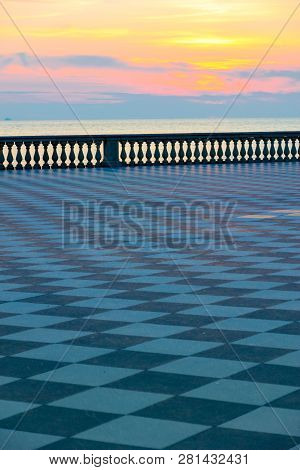 Terrazza Mascagni Is A Monumental Waterfront In Leghorn, Italy