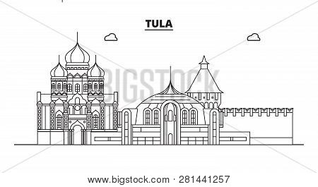 Russia, Tula. City Skyline: Architecture, Buildings, Streets, Silhouette, Landscape, Panorama, Landm