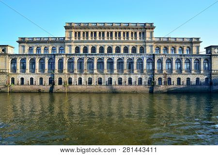 Building Of The Former Koenigsberg Stock Exchange. Kaliningrad, Russia. Architect Muller, Neo-renais