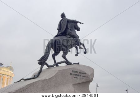 Cavalier de bronze