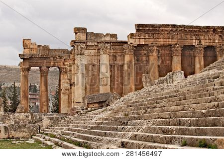 Baalbek - Ruins Of The Ancient Phoenician City; Known As Heliopolis During The Hellenistic Period