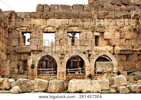 Baalbek - Ruins Of Ancient Phoenician City; Known As Heliopolis During The Hellenistic Period