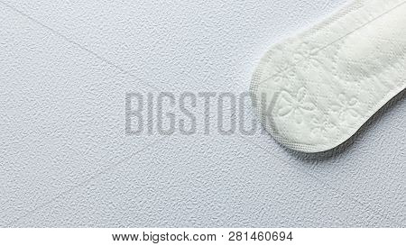 Hygienic Daily Ultra-thin Panty Liners On A White Background