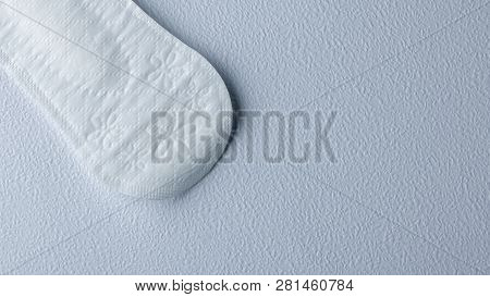 Hygienic Daily Ultra-thin Panty Liners On A White Background