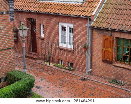 the village of greetsiel at the North sea coast