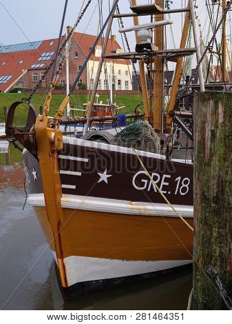 the village of greetsiel at the North sea coast