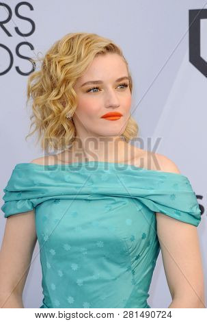 Julia Garner at the 25th Annual Screen Actors Guild Awards held at the Shrine Auditorium in Los Angeles, USA on January 27, 2019.