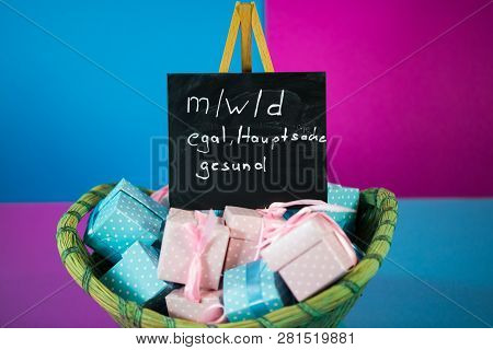 Gifts In Pink And Blue, Male, Female, Diverse