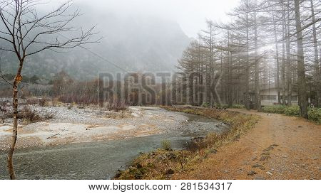 Kamikochi National Park In The Northern Japan Alps Of Nagano Prefecture, Japan. Beautiful Mountain I