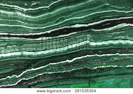 Green Background With A Stone Structure With Stripes Onice Fantastico
