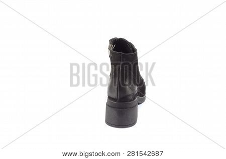 Elegant Pair Of Womans Shoes Isolated On A White Background