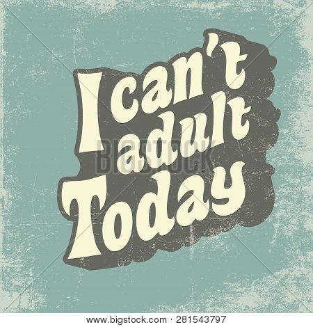 Retro Typography Poster