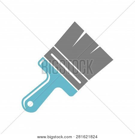 Tool Brush Icon On White Background For Graphic And Web Design, Modern Simple Vector Sign. Internet 