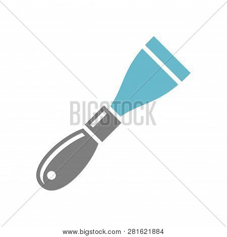 Tool Spatula Icon On White Background For Graphic And Web Design, Modern Simple Vector Sign. Interne