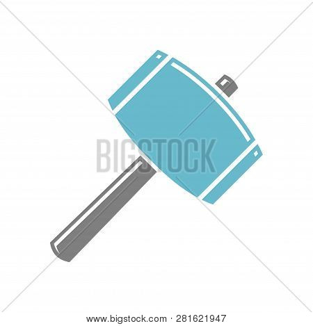 Tool Hammer Icon On White Background For Graphic And Web Design, Modern Simple Vector Sign. Internet