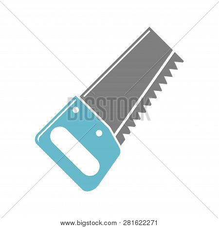 Tool Saw Icon On White Background For Graphic And Web Design, Modern Simple Vector Sign. Internet Co