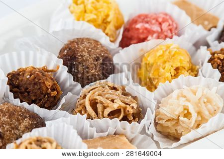 Assorted Traditional Sweets From Cartagena De Indias