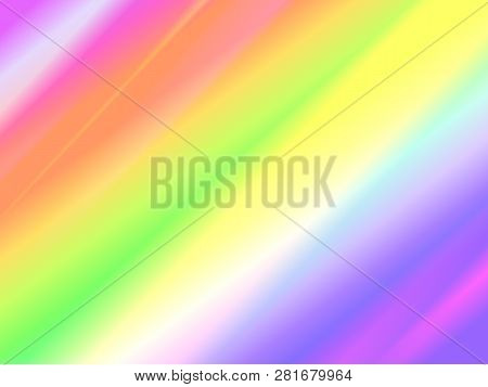 Holographic Foil And Iridescent Rainbow Texture Background