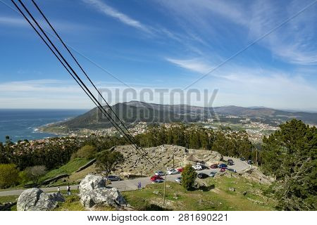 Celtic Citania In Santa Tegla Mont, In Galicia