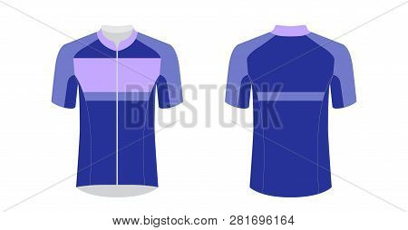 Cycling Uniform Templates. Gaming Casual Clothing Concept. Uniform For Racing, Cycling, Running, Tri