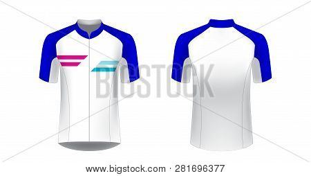 Cycling Uniform Templates. Gaming Casual Clothing Concept. Uniform For Racing, Cycling, Running, Tri