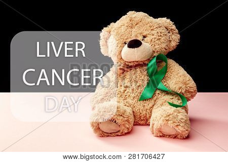 Liver Cancer And Hepatitis B - Hvb Awareness Month Ribbon, Emerald Green Or Jade Ribbon Awareness Co