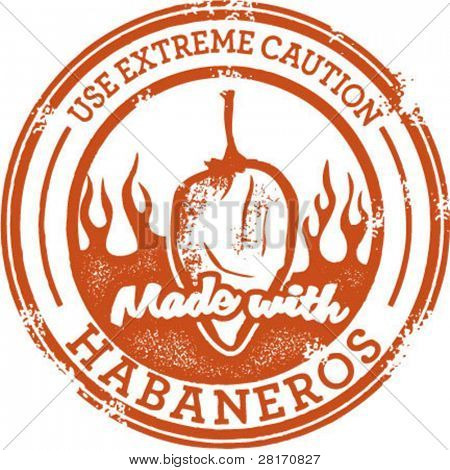 พริก Habanero แสตมป์