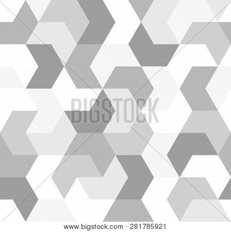 Seamless Pattern. Endless Background Of Geometric Shapes. Arrow Seamless Pattern. Geometric Pattern.