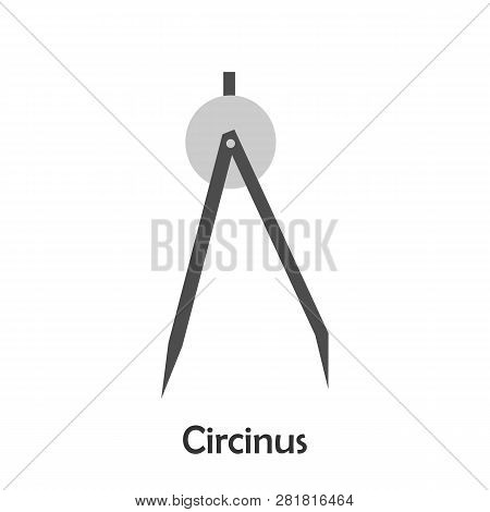 Circinus In Cartoon Style, School Card For Kid, Preschool Activity For Children, Vector Illustration