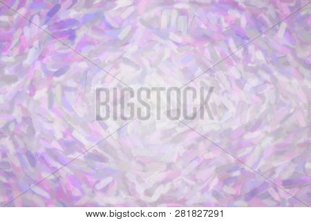Abstract Illustration Of Anti-flash White Watercolor With Bright Colors Background, Digitally Genera
