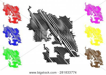 Tucson City (united States Cities, United States Of America, Usa City) Map Vector Illustration, Scri