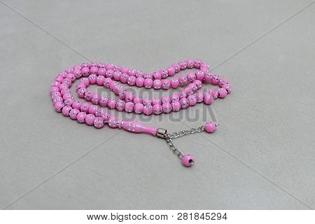 Pink Rosary, Islamic Rosary Models, Colorful Rosary Pictures,