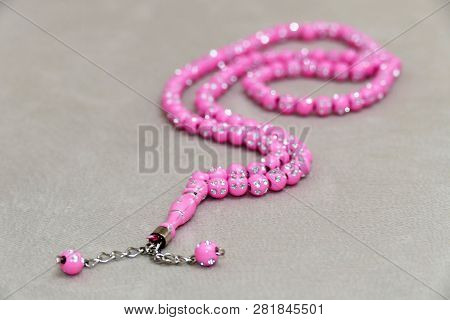 Pink Rosary, Islamic Rosary Models, Colorful Rosary Pictures,