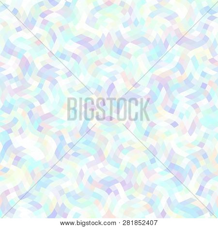 Geometric Wavy Abstract Pattern. Polygonal Square Background.